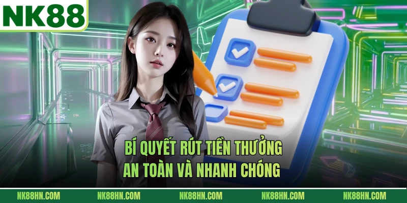 Bí quyết rút tiền thưởng an toàn và nhanh chóng